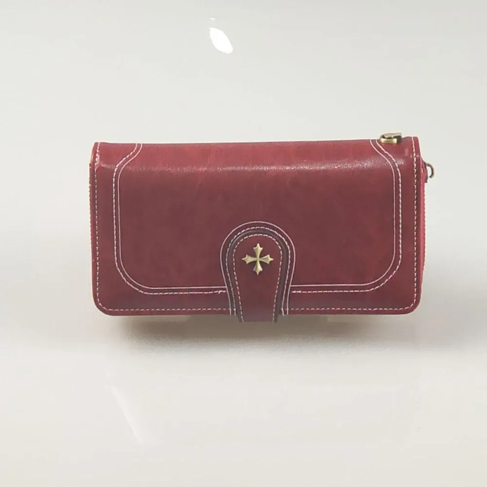 ✨✨BRAND NEW Womens Bifold Phone Wallet Cards Organizer - Picture 4 of 10